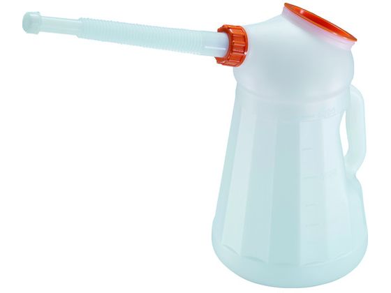 TRUSCO オイルジョッキ ピノッキオ4L ノズル・本体蓋付 網付 PN-4 TRUSCO オイルジョッキ ピノッキオ4L ノズル・本体蓋付 網付 PN-4