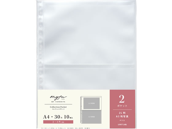 リヒトラブ myfa コレクションポケット 2ポケット 10枚 N-3302