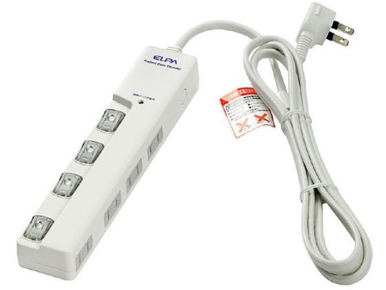 朝日電器 LEDランプスイッチ付タップ(4個口・2m)e angle select 朝日電器 LEDランプスイッチ付タップ(4個口・2m)e angle select
