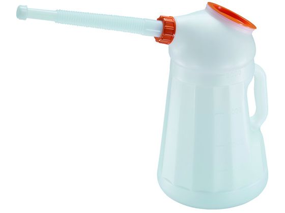 TRUSCO オイルジョッキ ピノッキオ5L ノズル・本体蓋付 網付 PN-5 TRUSCO オイルジョッキ ピノッキオ5L ノズル・本体蓋付 網付 PN-5