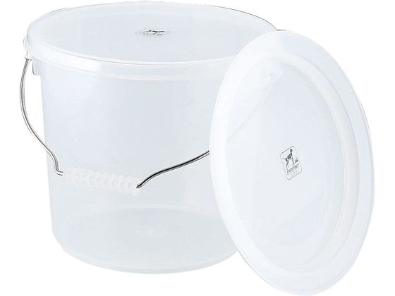 エンテック ポリプロバケツ 13(12.7L)蓋 乳白色 PO-13B