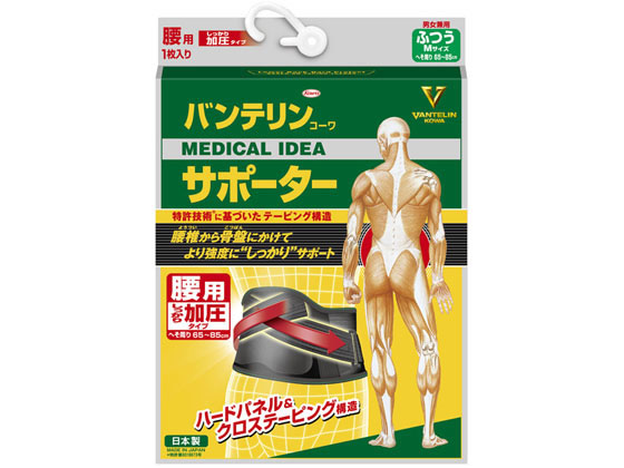 興和 バンテリンコーワサポーター 腰用 しっかり加圧タイプ M