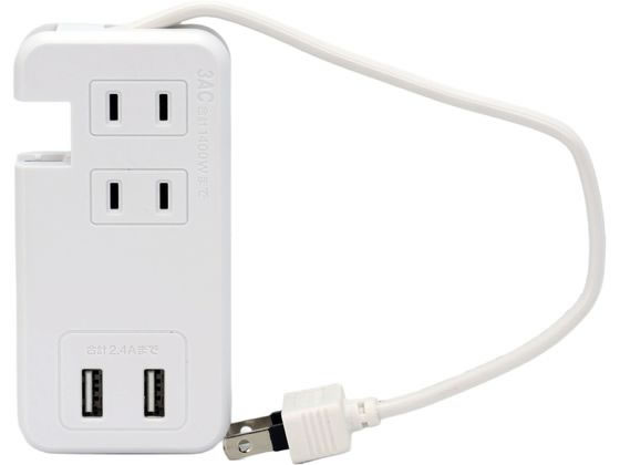 星光商事 モバイルUSB電源タップ SK-3AC2USB2WA 星光商事 モバイルUSB電源タップ SK-3AC2USB2WA
