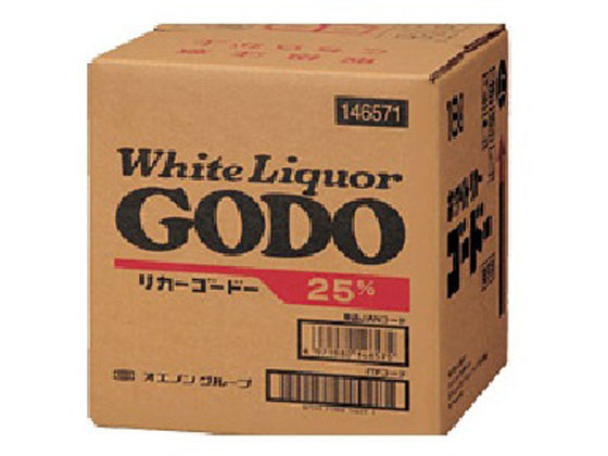 合同酒精 ホワイトリカー 合同 リキテナー 25度 18000ml