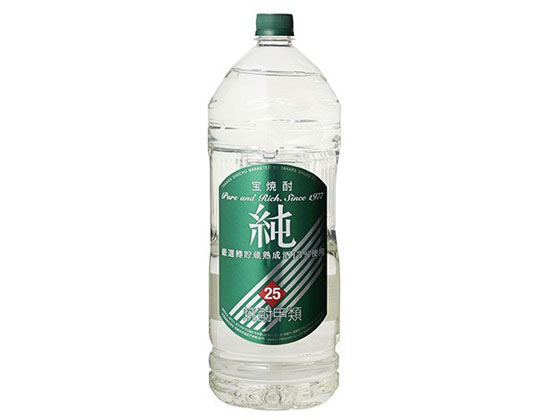 宝酒造 宝 純 エコペット 25度 4L 4000ml