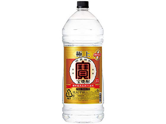 宝酒造 極上 寶 ペット 25度 4L 宝酒造 極上 寶 ペット 25度 4L