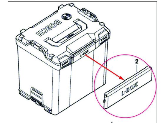 ボッシュ フロントハンドルL-BOXX 1600A0192F