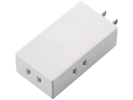 エレコム トリプルタップ モバイルタイプ 3個口 ホワイト T-TR06-2300WH エレコム トリプルタップ モバイルタイプ 3個口 ホワイト T-TR06-2300WH