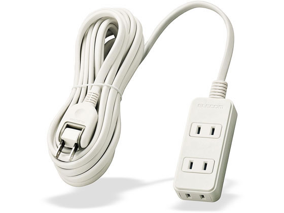 エレコム ホコリシャッタータップ 3個口 5m ホワイト T-ST02-22350WH