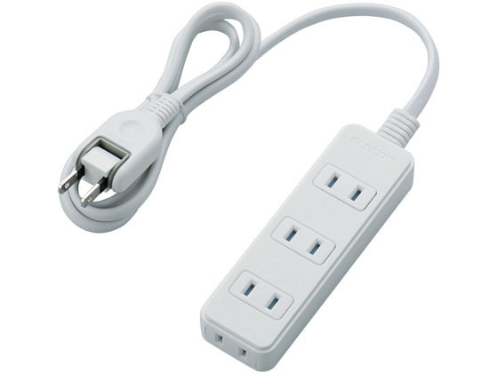 エレコム ホコリシャッタータップ 4個口 1m ホワイト T-ST02N-2410WH