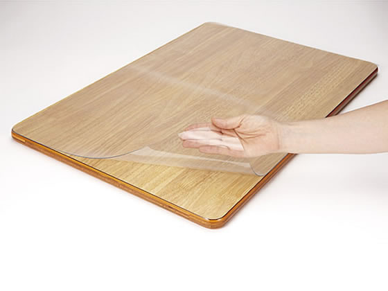 スマートバリュー 学童机専用デスクマット 640×440mm B404J
