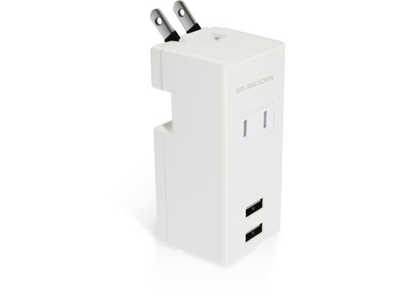 エレコム USBタップ USB2口 AC1口 ホワイト MOT-U05-2122WH エレコム USBタップ USB2口 AC1口 ホワイト MOT-U05-2122WH