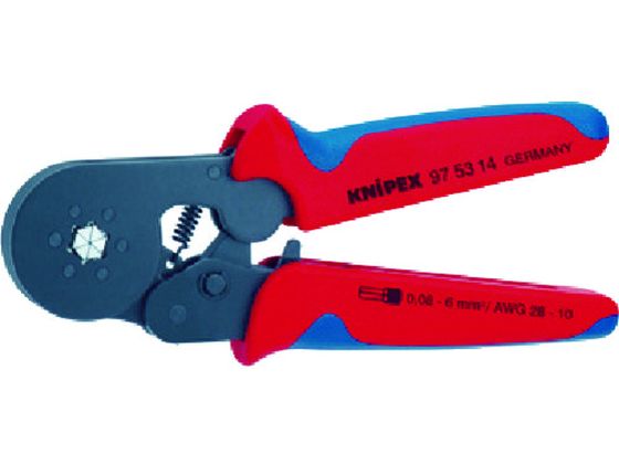 KNIPEX 9753-14 エンドスリーブ用自動調整圧着ペンチ 9753-14 KNIPEX 9753-14 エンドスリーブ用自動調整圧着ペンチ 9753-14