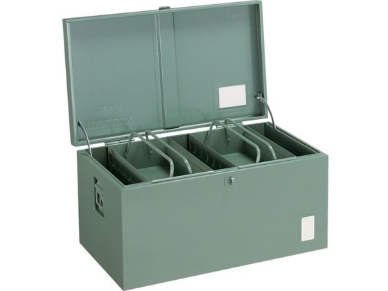 TRUSCO 中型車載用工具箱 中皿付 700×420×370