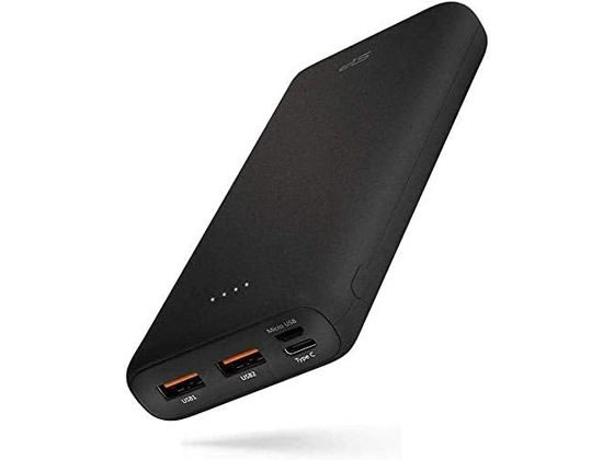 シリコンパワー モバイルバッテリー20000mAh 黒 SP20KMAPBKC20QCKJ5 シリコンパワー モバイルバッテリー20000mAh 黒 SP20KMAPBKC20QCKJ5