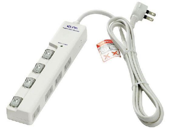 朝日電器 耐雷スイッチ付タップ e angle select 朝日電器 耐雷スイッチ付タップ e angle select