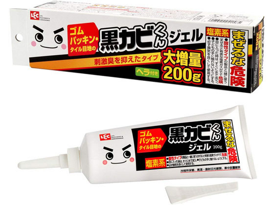 レック 激落ちくん 黒カビくん カビとり ジェル 200g ヘラ付