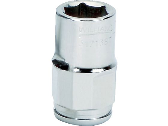 WILLIAMS 3/8ドライブ 貫通ソケット 6角 13mm JHW31713BT WILLIAMS 3/8ドライブ 貫通ソケット 6角 13mm JHW31713BT