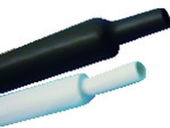 ●型番：SZF2-2.5B●入数：10本●収縮後肉厚（mm）：0．4 ●収縮前内径（mm）：2．5 ●色：黒 ●収縮後内径（mm）：1．3 ●長さ（m）：1 ●使用温度範囲（℃）：−55〜125 ●収