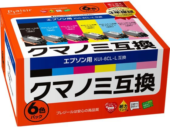 エレコム プレジール インク KUI-6CL-L対応 PLE-EKUIL-6P