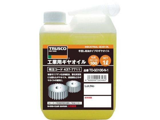 TRUSCO 工業用ギヤオイル VG220 1L TO-GO220N-1