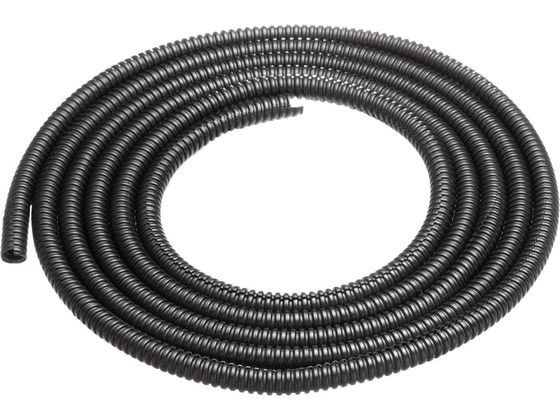 サンワサプライ コルゲートチューブ 2m巻き 内寸直径5.6mm CA-301