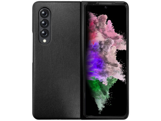 エレコム Galaxy Z Fold3 5G ケース カバー レザー PM-G216PLOBK エレコム Galaxy Z Fold3 5G ケース カバー レザー PM-G216PLOBK