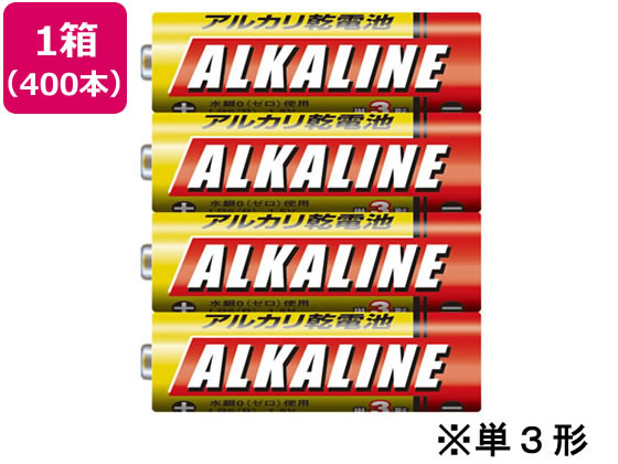 三菱電機 アルカリ乾電池単3 400本 LR6R 4S 三菱電機 アルカリ乾電池単3 400本 LR6R 4S