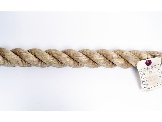 紺屋商事 麻ロープ 38mm 10m〈切売〉 60011177