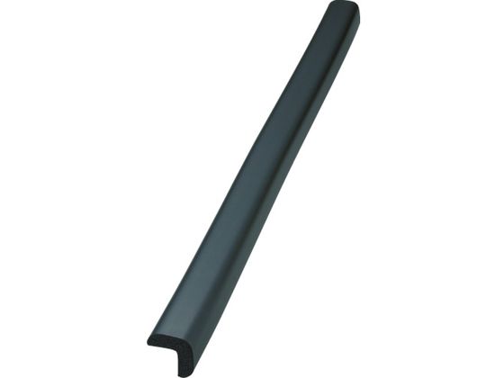 TRUSCO 安心クッション L字型 油面接着 極細 1本入 ブラック