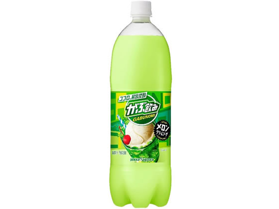 ポッカサッポロ がぶ飲みメロンクリームソーダ 1.5L ポッカサッポロ がぶ飲みメロンクリームソーダ 1.5L