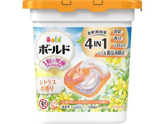 P&G ボールドジェルボール4D シトラスの香り 本体 11個が422円 P&G ボールドジェルボール4D シトラスの香り 本体 11個が422円