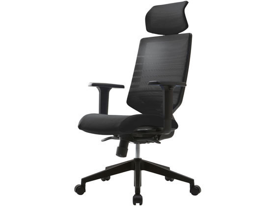 FURSYS T30チェア 可動肘 ヘッドレスト付 ブラック FHTN302RF008 FURSYS T30チェア 可動肘 ヘッドレスト付 ブラック FHTN302RF008