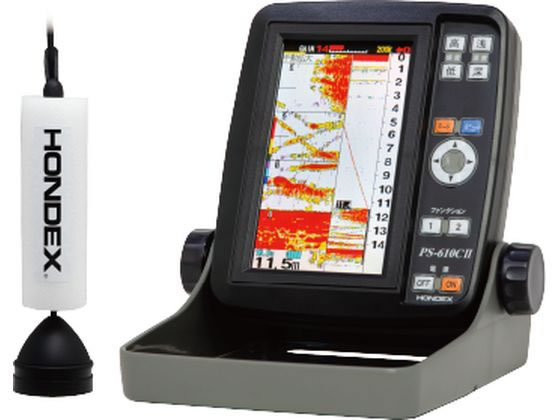 本多電子 5型ワイド液晶ポータブル魚探 ワカサギパックバッテリーセット