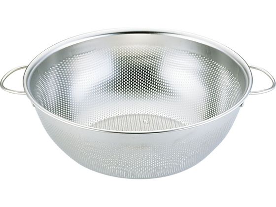 三宝産業 UK 18-8 手付 深型パンチボール 27cm