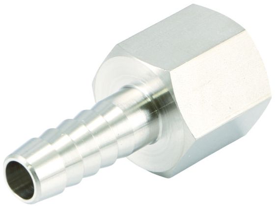 ASOH SUS 内ねじホースニップル PT1／4×Φ8 HF-7208
