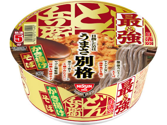 日清食品 日清の最強どん兵衛 かき揚げそば 日清食品 日清の最強どん兵衛 かき揚げそば