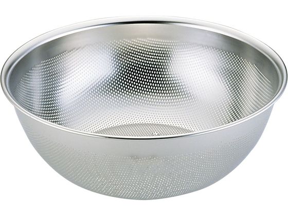 三宝産業 UK 18-8 深型パンチボール (ボールザル 深型) 24cm