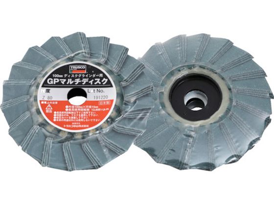 TRUSCO GPマルチディスク ジルコニア Φ100 (5枚入) 80# GP100MZ TRUSCO GPマルチディスク ジルコニア Φ100 (5枚入) 80# GP100MZ