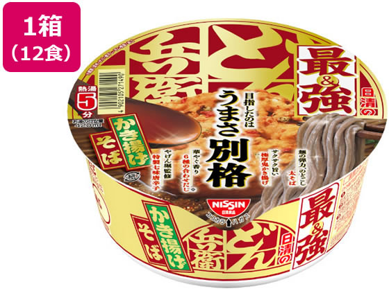 日清食品 日清の最強どん兵衛 かき揚げそば 12食 日清食品 日清の最強どん兵衛 かき揚げそば 12食