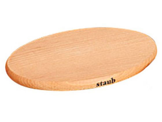 STAUB ストウブ 木製マグネットオーバルトリベット 21cm 40509-349