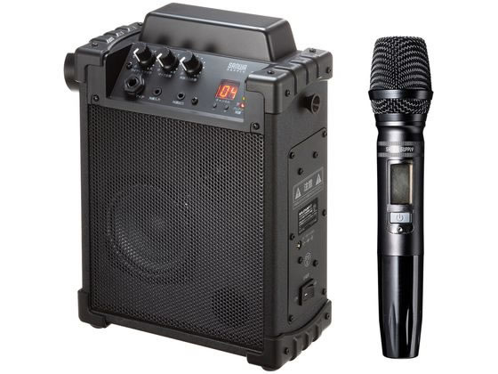 サンワサプライ ワイヤレスマイク付き拡声器スピーカー MM-SPAMP17 サンワサプライ ワイヤレスマイク付き拡声器スピーカー MM-SPAMP17