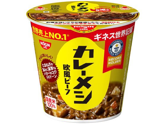 日清食品 日清カレーメシ 欧風ビーフ 107g×6食 日清食品 日清カレーメシ 欧風ビーフ 107g×6食
