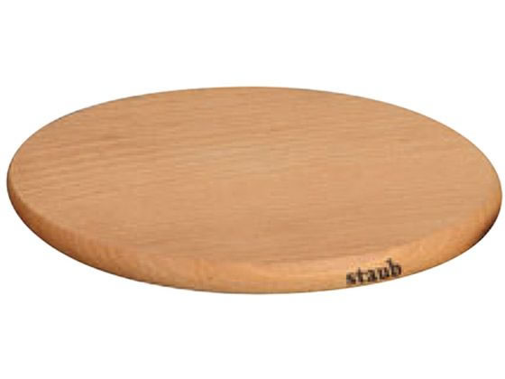 STAUB ストウブ 木製マグネットラウンドトリベット 16.5cm 40511-078
