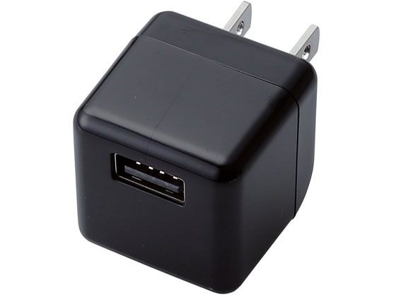 エレコム AC充電器 1.8A ブラック AVA-ACUBN003BK エレコム AC充電器 1.8A ブラック AVA-ACUBN003BK
