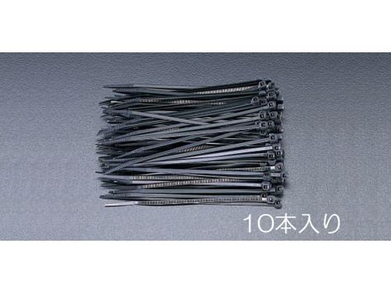 エスコ 結束バンド 耐候性 10本 250×4.8mm EA475B-25