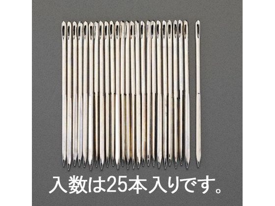 エスコ 縫針 25本 2.03×70mm EA916JC-24 エスコ 縫針 25本 2.03×70mm EA916JC-24