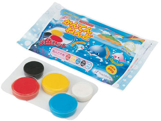 シヤチハタ かんてんねんど 5色セット NEK-5S