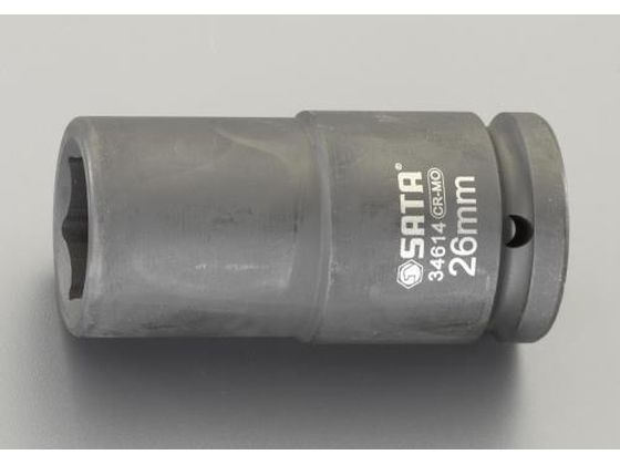 エスコ ディープインパクトソケット 3/4"DR×24mm EA687JB-24 エスコ ディープインパクトソケット 3/4"DR×24mm EA687JB-24