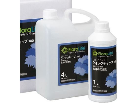 オアシス フローラライフ クイックディップ100水揚促進剤 4L 4000